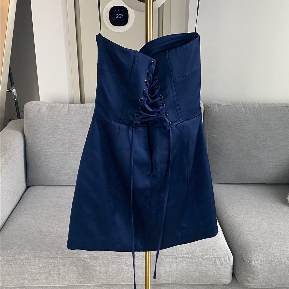 Reformation Satin Corset Dress - Picture 2 of 8